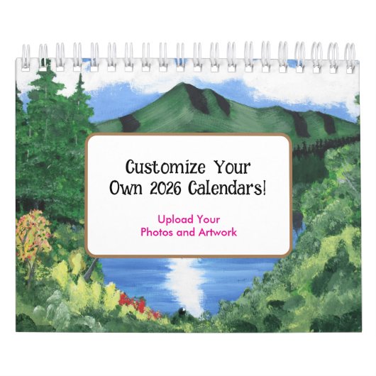2026 Customizable Calendar - Upload Your Photos カレンダー (カバー)
