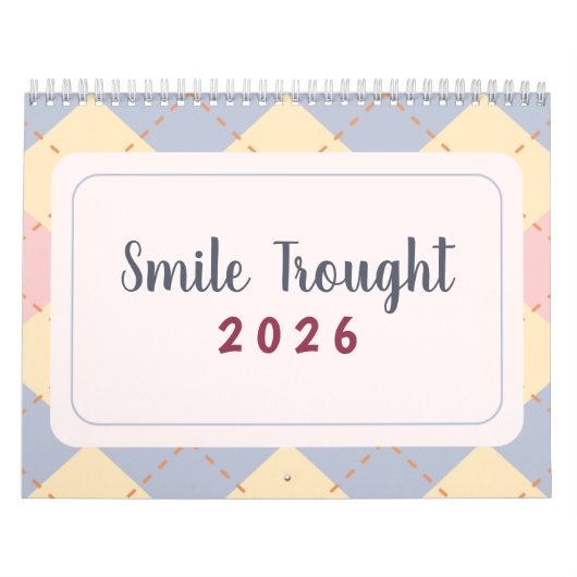 2026 Cute Quote Calendar カレンダー (カバー)
