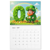 2026 Cute Seasonal Character Wall Calendar (Large) カレンダー (3月 2027)