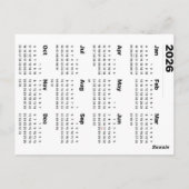 2026 Dad Jokes Advent Calendar Christmas Countdown ポストカード (裏面)