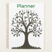 🌳 2026 Daily Planner - Stylized Tree of Life プランナー手帳 (正面)