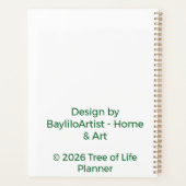 🌳 2026 Daily Planner - Stylized Tree of Life プランナー手帳 (裏面)
