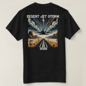2026 Desert Jet Storm T-Shirt Tシャツ (デザイン裏面)