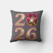 2026 Disco Ball Decorative Pillow クッション (裏面)
