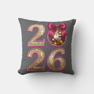 2026 Disco Ball Decorative Pillow クッション