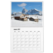 2026 Dolomites nature & landscape photo カレンダー (1月 2027)