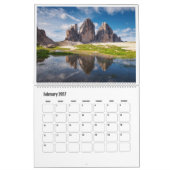 2026 Dolomites nature & landscape photo カレンダー (2月 2027)