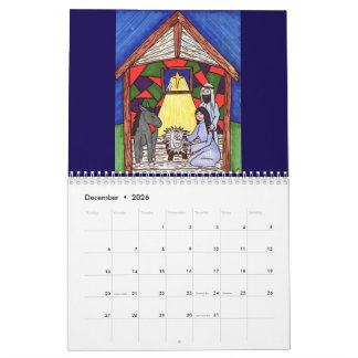 2026 Drawing Artwork Calendar by Rebecca Harris カレンダー