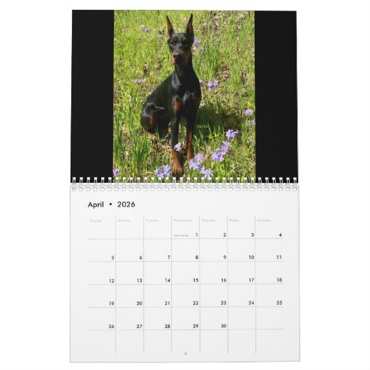 2026 DT Calendar カレンダー (4月 2026)