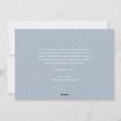 2026 Dusty Blue Bold Typography New Year Photo シーズンカード (裏面)