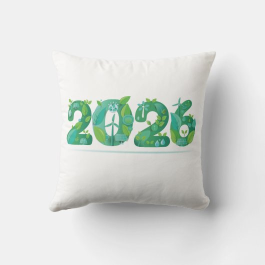 2026 Eco Green Energy Concept  クッション (裏面)