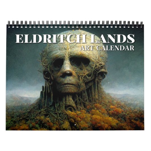 2026 Eldritch Lands 1暗いファンタジーアートカレンダー カレンダー (カバー)