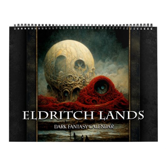 2026 Eldritch Lands 4 Darkファンタジーアートカレンダー カレンダー (カバー)