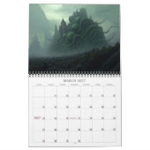 2026 Eldritch Lands 5暗いファンタジーホラーアート カレンダー (3月 2027)