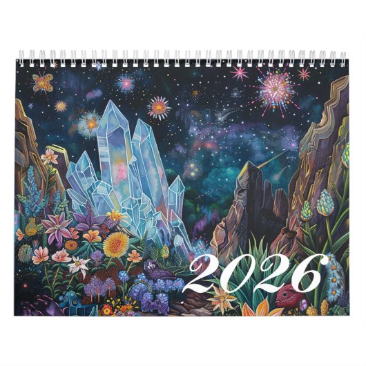 2026 Enchanted Celestial Mystic Art Calendar カレンダー (カバー)
