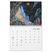 2026 Enchanted Celestial Mystic Art Calendar カレンダー (3月 2026)