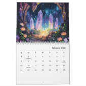 2026 Enchanted Celestial Mystic Art Calendar カレンダー (2月 2026)