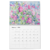 2026 Enchanted Gardens Calendar カレンダー (2月 2026)