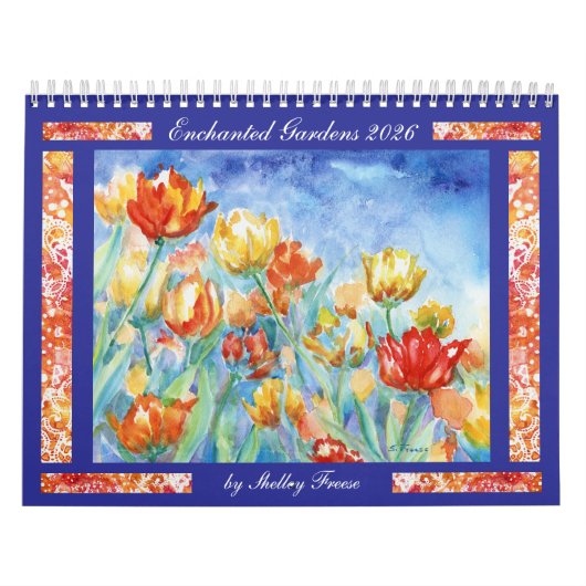 2026 Enchanted Gardens Calendar カレンダー (カバー)