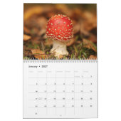 2026 Enchanted Mushroom Photo カレンダー (1月 2027)