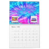 2026 Everything Tie-Dye Calendar カレンダー (2月 2026)