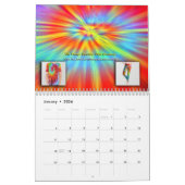 2026 Everything Tie-Dye Calendar カレンダー (1月 2026)