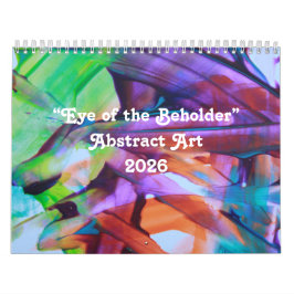 2026 “Eye of the Beholder” Abstract Art Calendar カレンダー