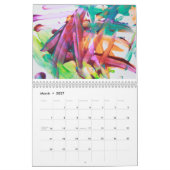 2026 “Eye of the Beholder” Abstract Art Calendar カレンダー (3月 2027)
