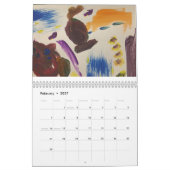 2026 “Eye of the Beholder” Abstract Art Calendar カレンダー (2月 2027)
