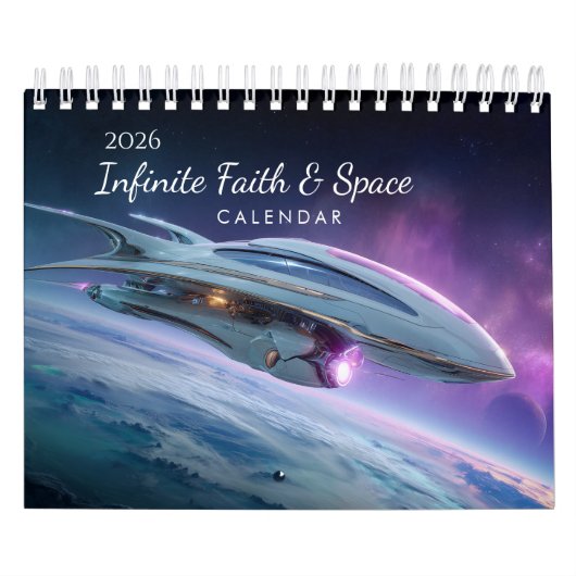 2026 Faith Biblical Verse Space Wall Calendar  カレンダー (カバー)