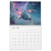 2026 Faith Biblical Verse Space Wall Calendar カレンダー (3月 2027)
