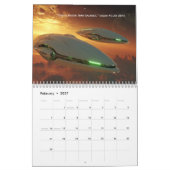2026 Faith Biblical Verse Space Wall Calendar カレンダー (2月 2027)
