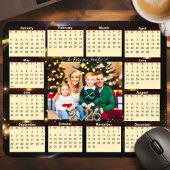  2026 Family photo calendar new year mousepads マウスパッド