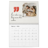 2026 Family Photo Collage Calendar Christmas Gift カレンダー (2月 2026)