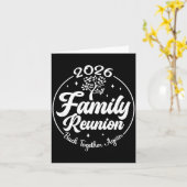 2026 Family Reunion Back Together Again Reunion Ma カード (黄色い花)
