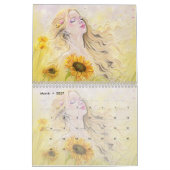 2026 Fantasy Art Calendar カレンダー (3月 2027)