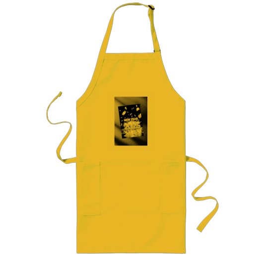 2026 Festive Custom Celebration Kitchen Apron ロングエプロン (正面)