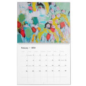 2026 Fields of Flowers Calendar by Betty Franks カレンダー (2月 2026)