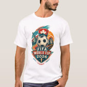  2026 FIFAワールドカップ サッカー  Tシャツ (正面)