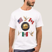 2026 FIFAワールドカップ - 北米2026年世界平和 Tシャツ (正面)