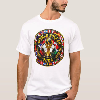 2026 FIFAワールドカップ 国際旗 チャンピオンシップ Tシャツ