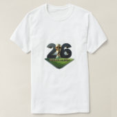 2026 FIFA World Cup Logo with Trophy – Official  Tシャツ (デザイン正面)