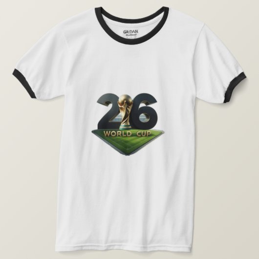 2026 FIFA World Cup Logo with Trophy – Official Tシャツ (デザイン正面)