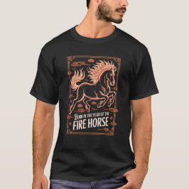2026 Fire Horse Zodiac Birthday Chinese New Year Tシャツ
