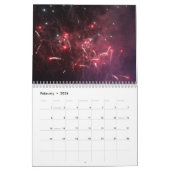 2026 Fireworks Calendar カレンダー (2月 2026)