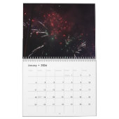 2026 Fireworks Calendar カレンダー (1月 2026)