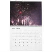 2026 Fireworks Calendar カレンダー (3月 2027)