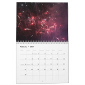 2026 Fireworks Calendar カレンダー (2月 2027)
