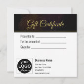 2026 Fireworks Gold Happy New Year | Gift Card (裏面)