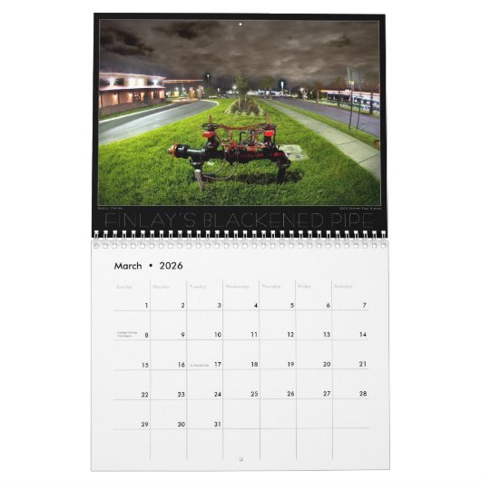 2026 Floridustrial Calendar カレンダー (3月 2026)